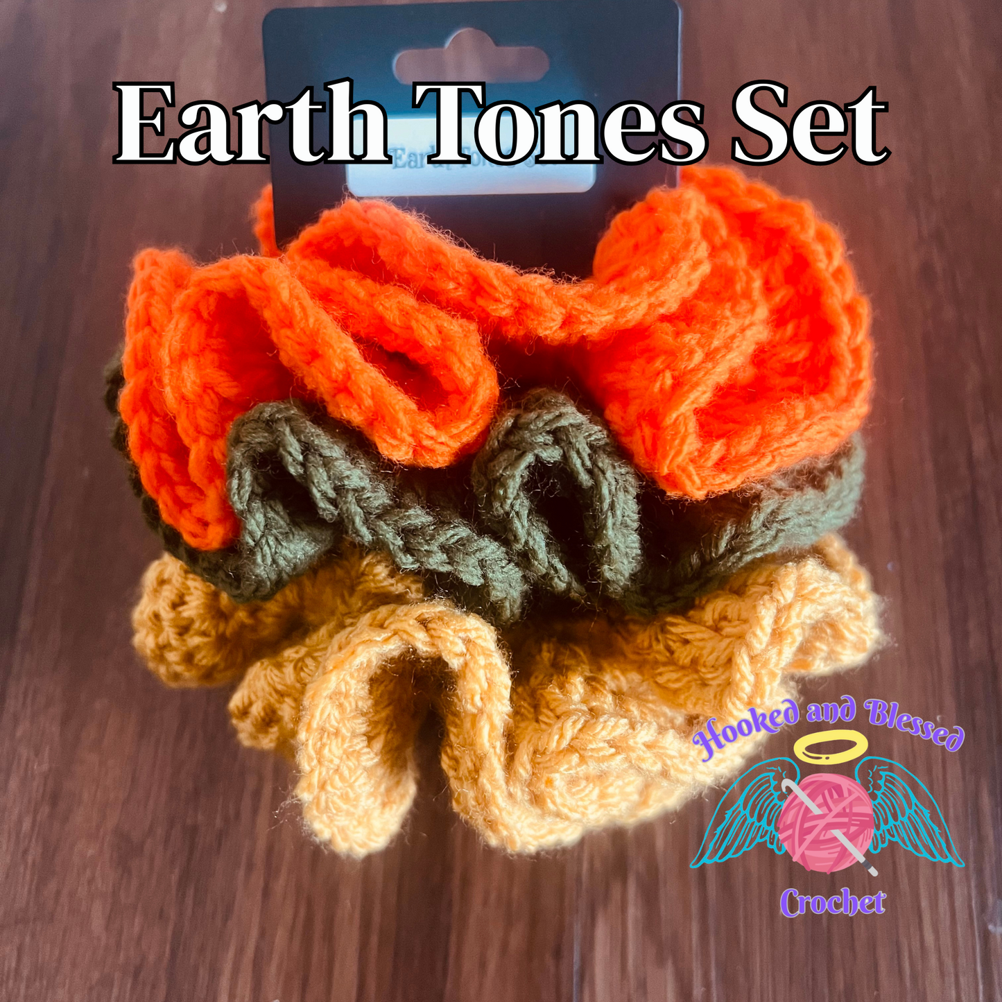 ✨ Handmade Crochet Scrunchie 3-Pack – Cozy, Cute, and Full of Personality ✨