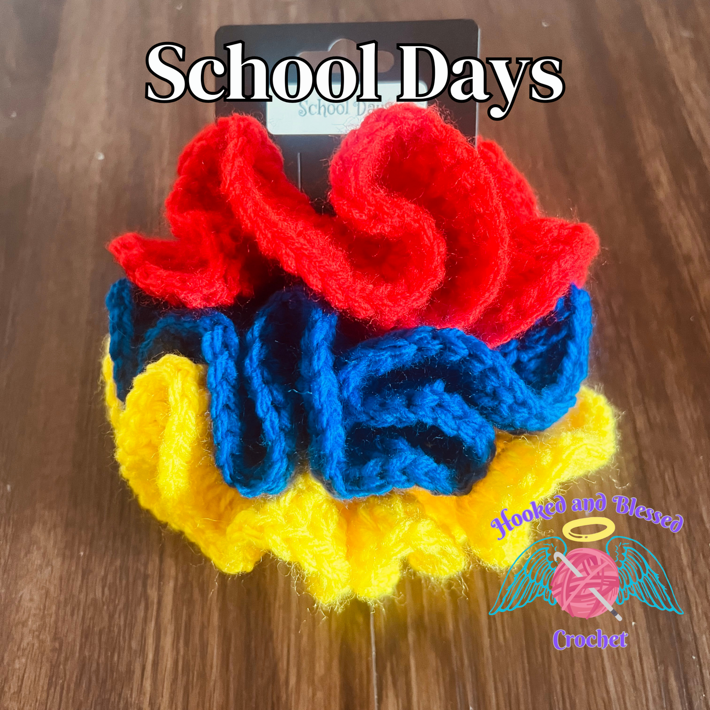 ✨ Handmade Crochet Scrunchie 3-Pack – Cozy, Cute, and Full of Personality ✨