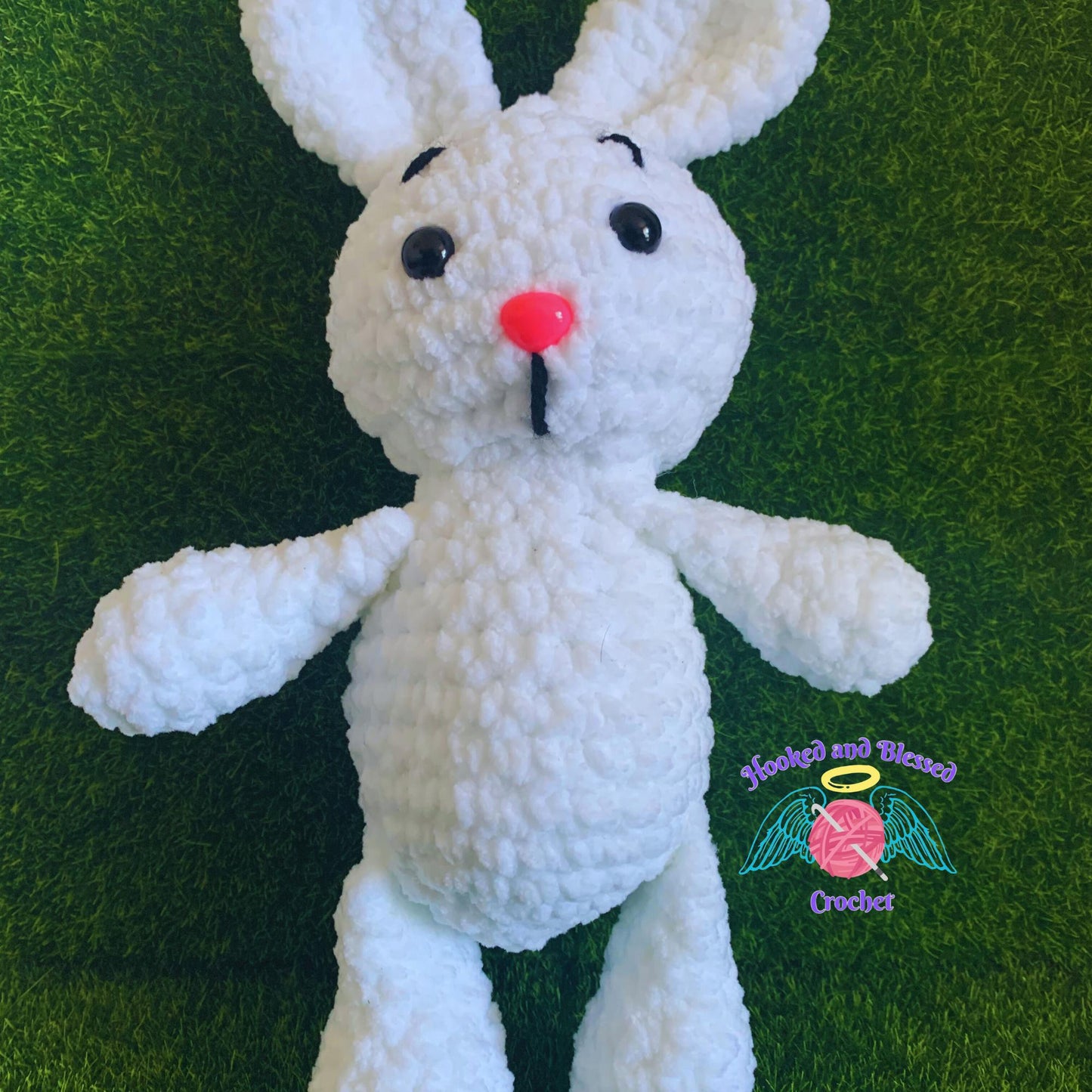Handmade Crochet Amigurumi Bunny – Customizable Colors, Soft & Cuddly