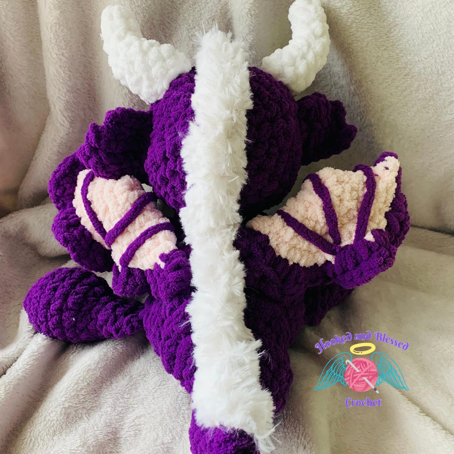 Crochet Amigurumi Dragon – Handmade Fantasy Plush Toy | Custom Colors | Soft Gift for Kids, Collectors & Dragon Lovers