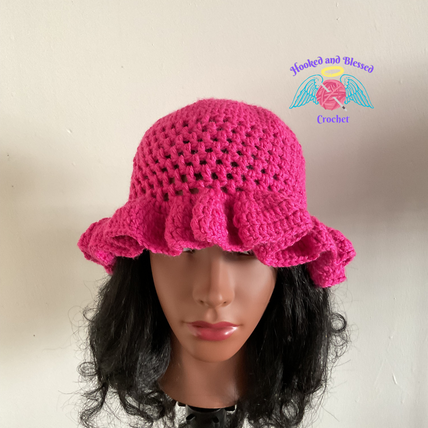 Mesh Crochet Ruffle Hat – Lightweight, Breezy, and Full of Style