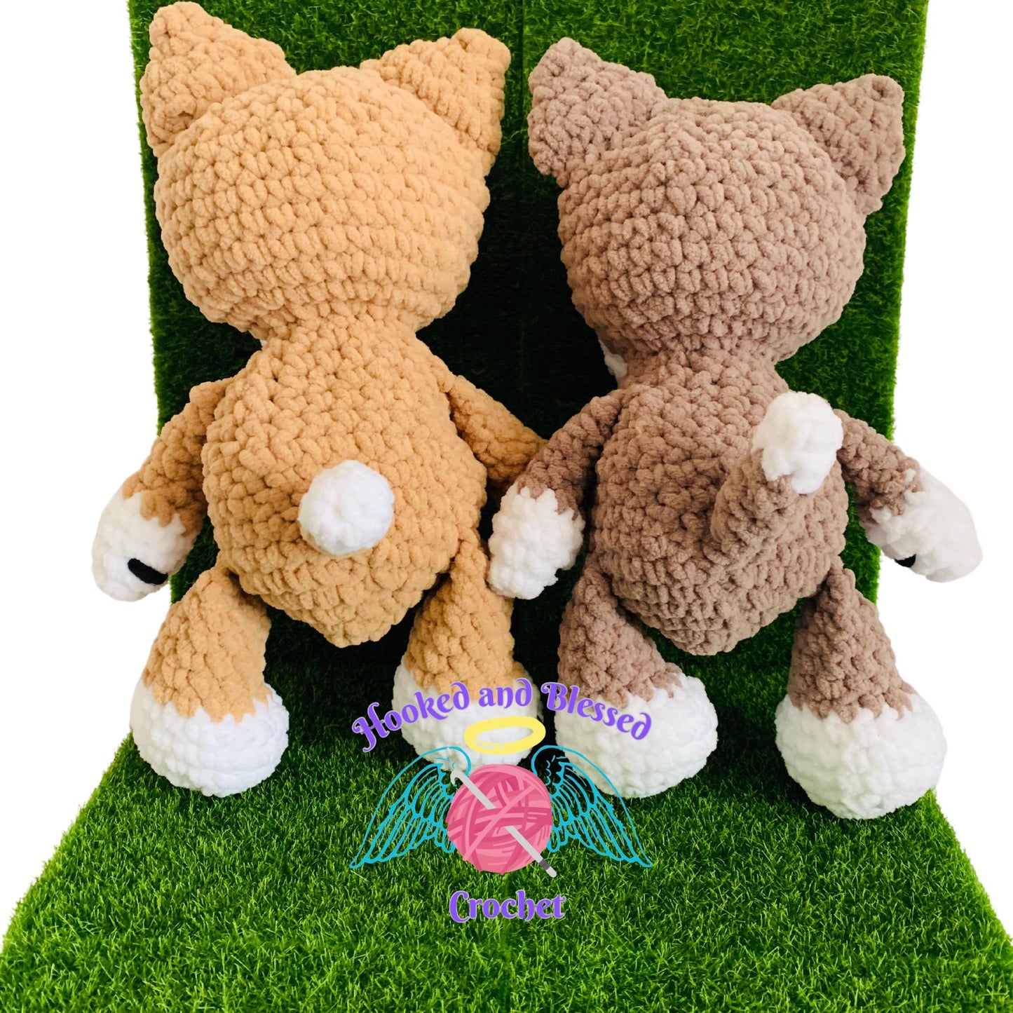 Crochet Kitten Plush – Soft & Cuddly Handmade Toy