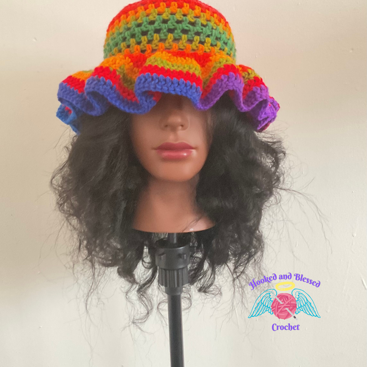 Mesh Crochet Ruffle Hat – Lightweight, Breezy, and Full of Style