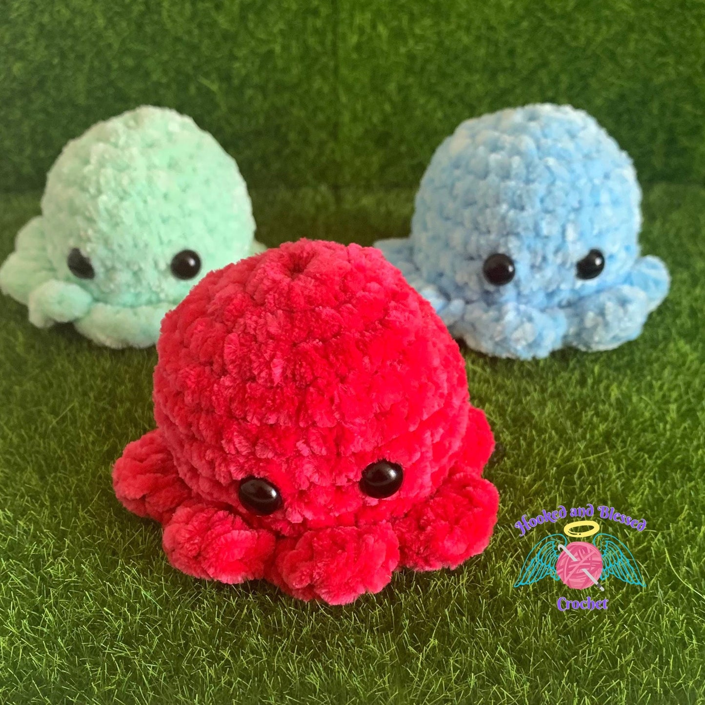 Handmade Crochet Amigurumi Baby Pocket Octo – Soft & Customizable