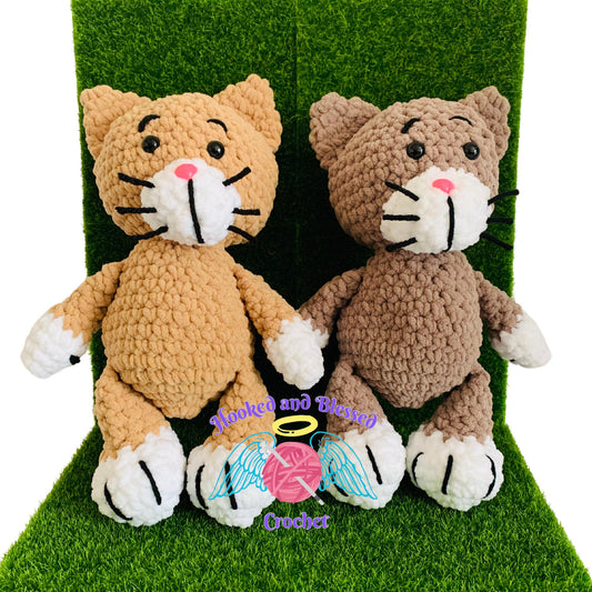 Crochet Kitten Plush – Soft & Cuddly Handmade Toy
